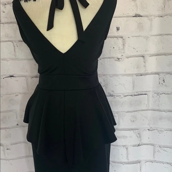 Bar III Front Row Peplum Dress - Picture 6 of 8